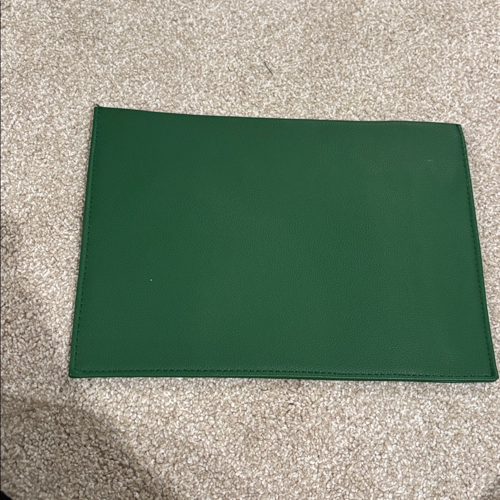 Chantecaille Cosmetics Bag/Clutch in Green
Gold trim - Picture 2 of 4